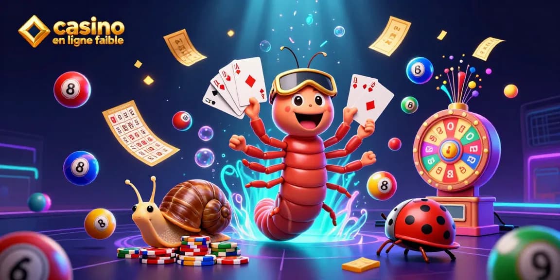 Jouez à des jeux captivants chez un casino en ligne fiable avec un croupier millipède 3D et un enjeu de chips massif.