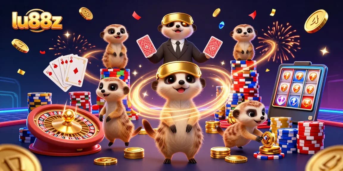 Enjoy thrilling casino action with the lu88z meerkats, featuring exciting slot games and roulette!