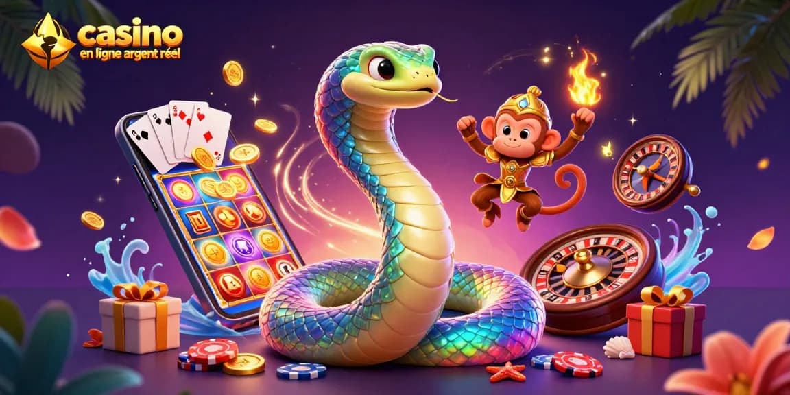 Découvrez le monde du casino en ligne argent réel avec des personnages 3D captivants et des éléments de jeu dynamiques.