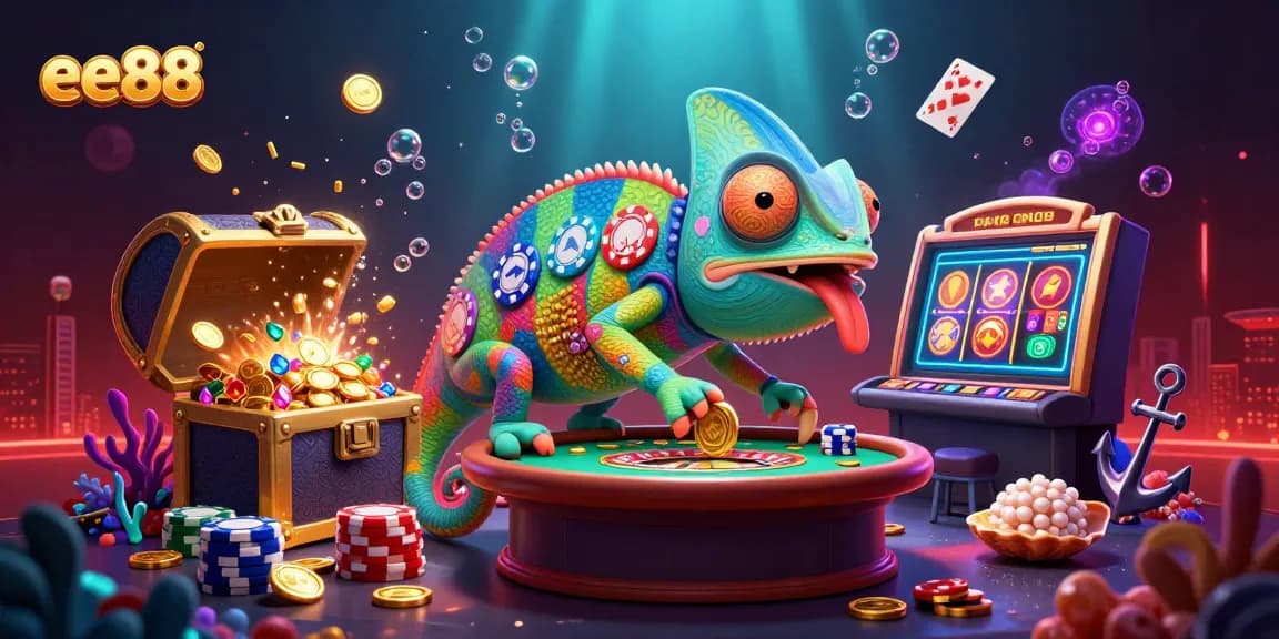 Experience ee88 with slots, vibrant characters, and enchanting underwater treasures.