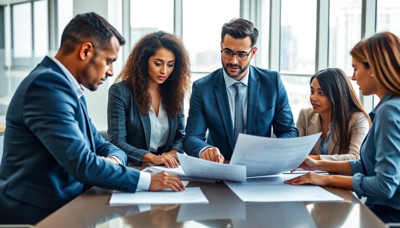 Helping businesses thrive as a trusted business management consultant california in a modern office setting.
