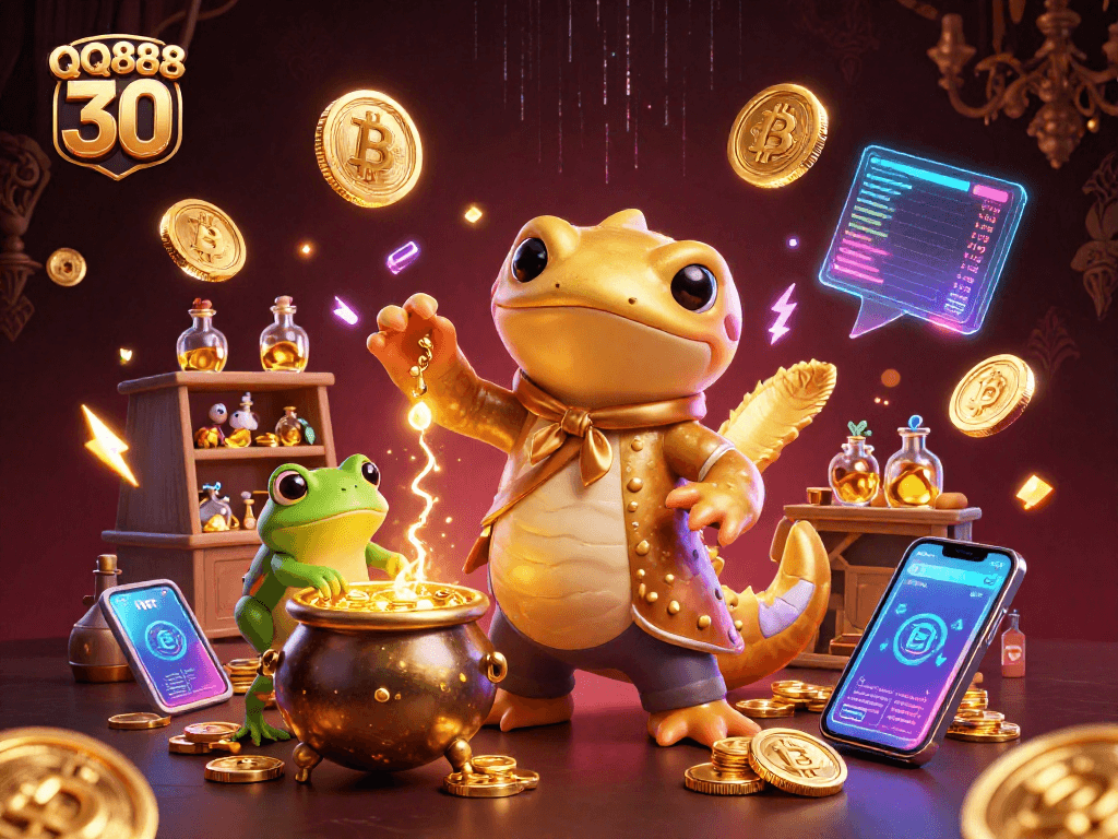 Experience QQ888 30 as a golden alchemist transforms base metals into winning casino gold.