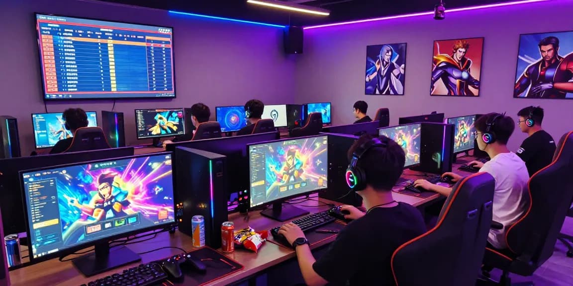 Engaging gaming lounge scene featuring players enjoying we88 PGSLOT.