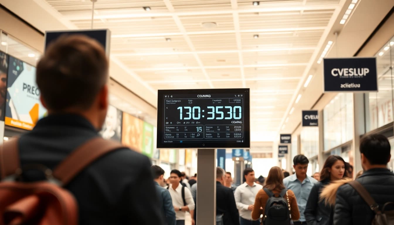 Using people counting software to monitor customer traffic in a vibrant retail setting.