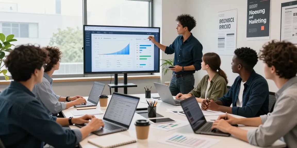 Collaboration in digital marketing strategies at https://www.www456bd.com/ showcasing teamwork in modern workspace.