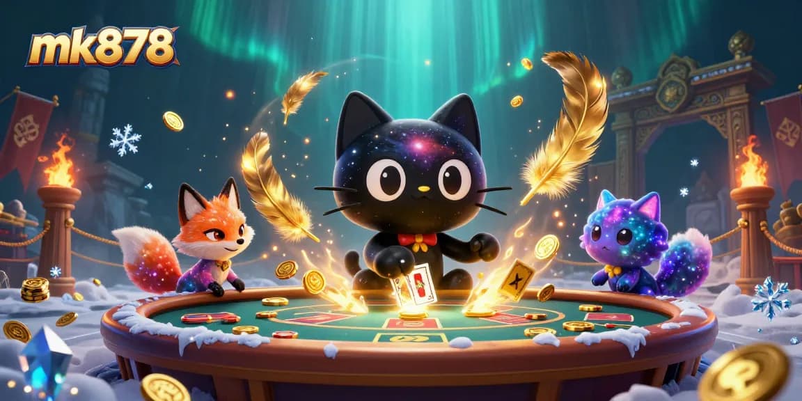 Experience thrilling wins with mk878 at the cosmic casino featuring vibrant characters and dynamic game elements.