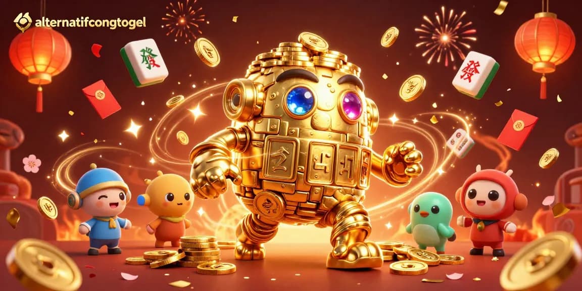 Experience the exciting world of alternatifcongtogel with vibrant casino-themed visuals and engaging elements.