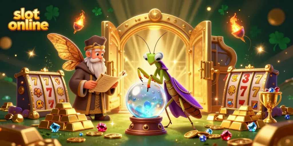 Spin winning slot online games amidst treasures and mystical characters.