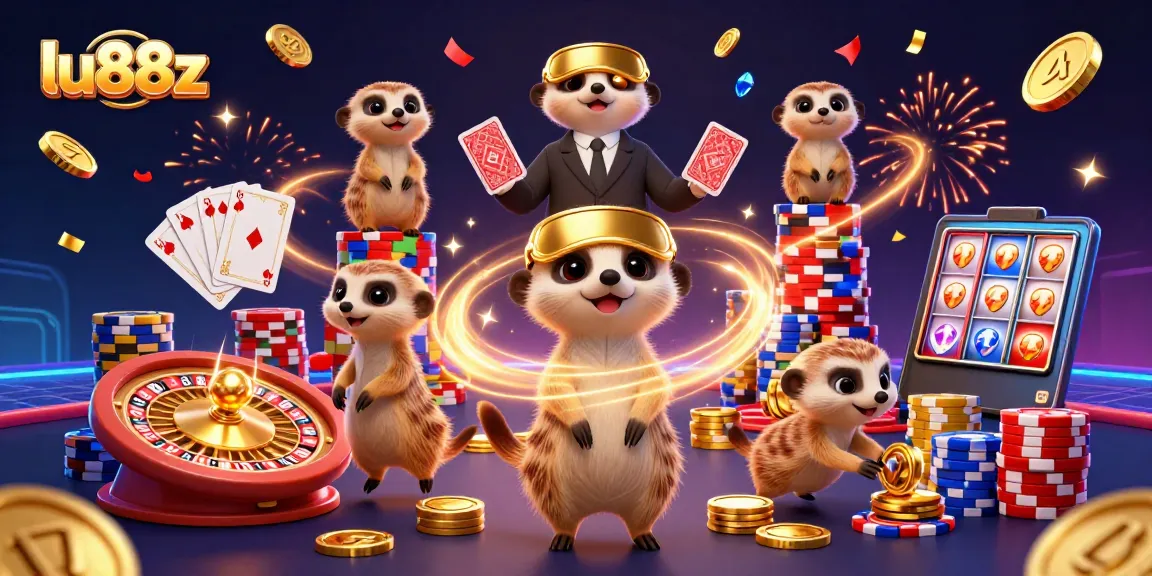 Enjoy thrilling casino action with the lu88z meerkats, featuring exciting slot games and roulette!