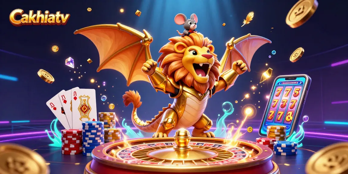 Cakhiatv offers exhilarating sports betting experiences with vibrant 3D gaming elements and dynamic action.