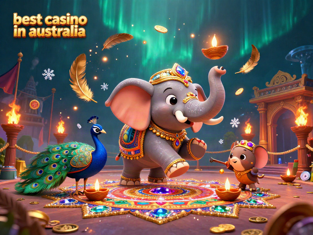 Experience the exciting gameplay at the best casino in Australia with vibrant characters and dynamic elements.