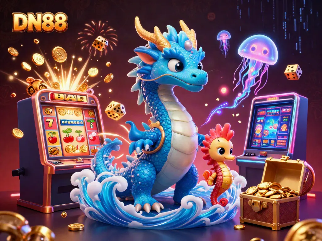 Witness thrilling DN88 gaming moments with enchanting characters and explosion of casino excitement.