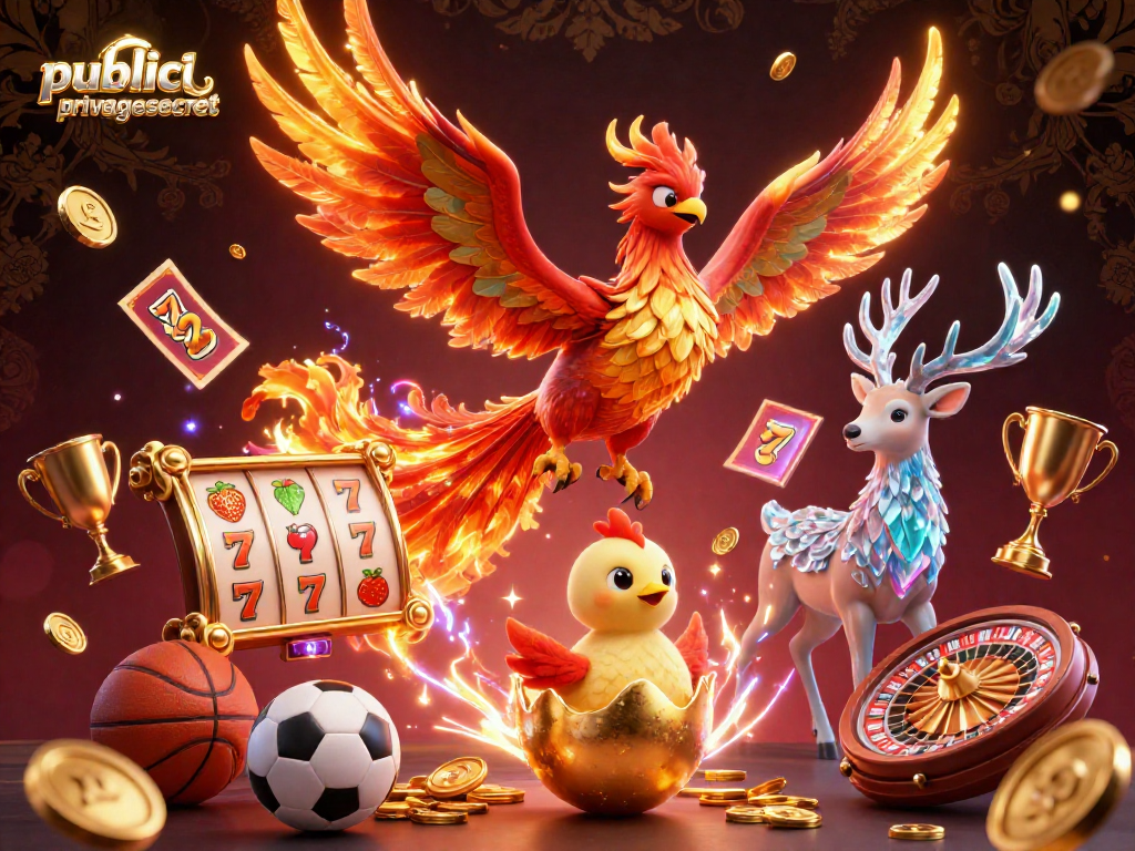 Engage with thrilling gameplay at publicprivatesecret featuring exciting slot reels, phoenix characters, and dynamic betting elements.