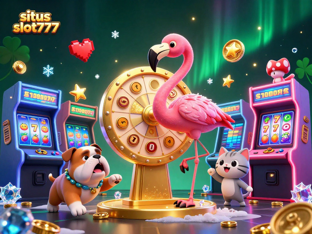Join the excitement at situs slot777 with colorful characters and vibrant slot game elements!