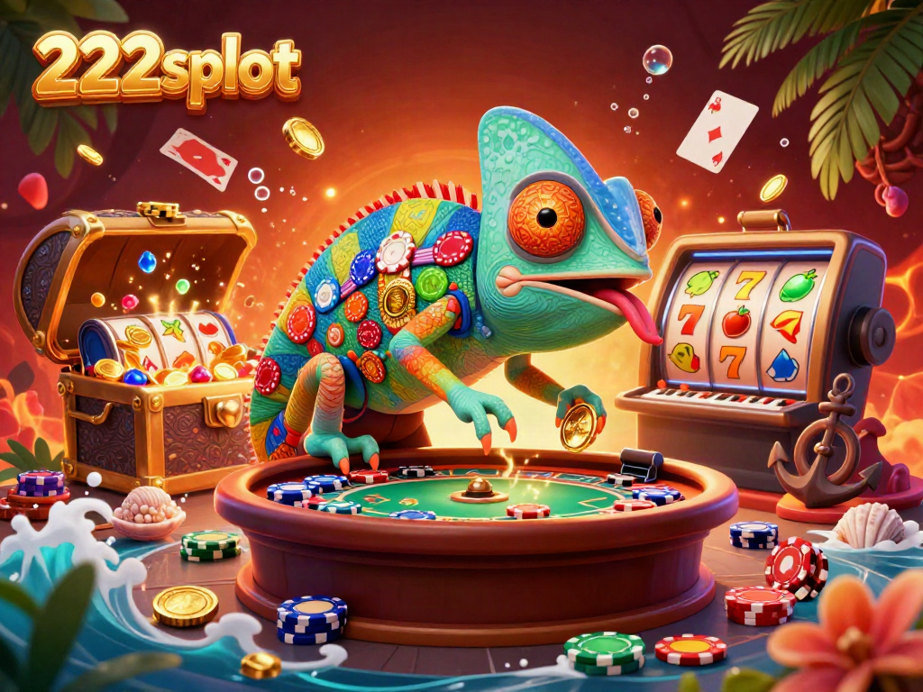 Genggam jackpot di 222slot dengan chameleon kasino unik dan harta karun terpendam.