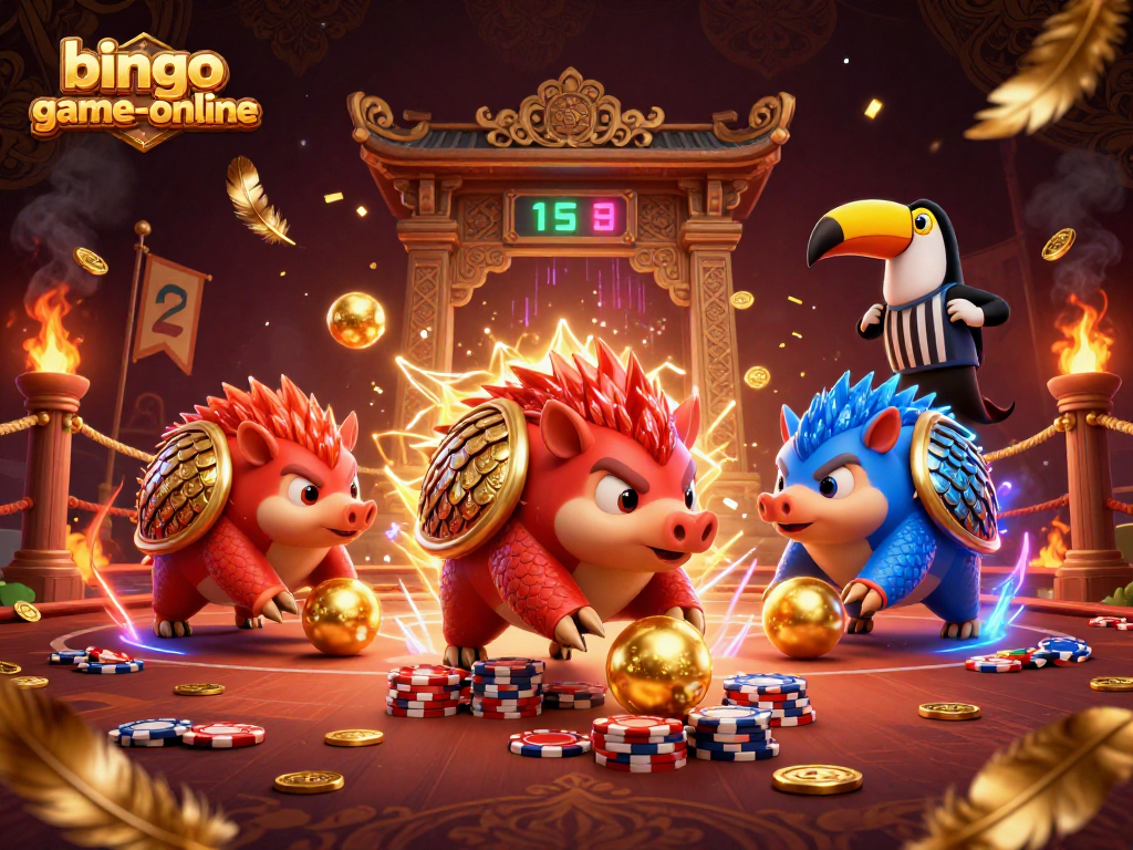 Experience thrilling jackpot action with bingo-game-online featuring dynamic pangolins and vibrant casino elements.