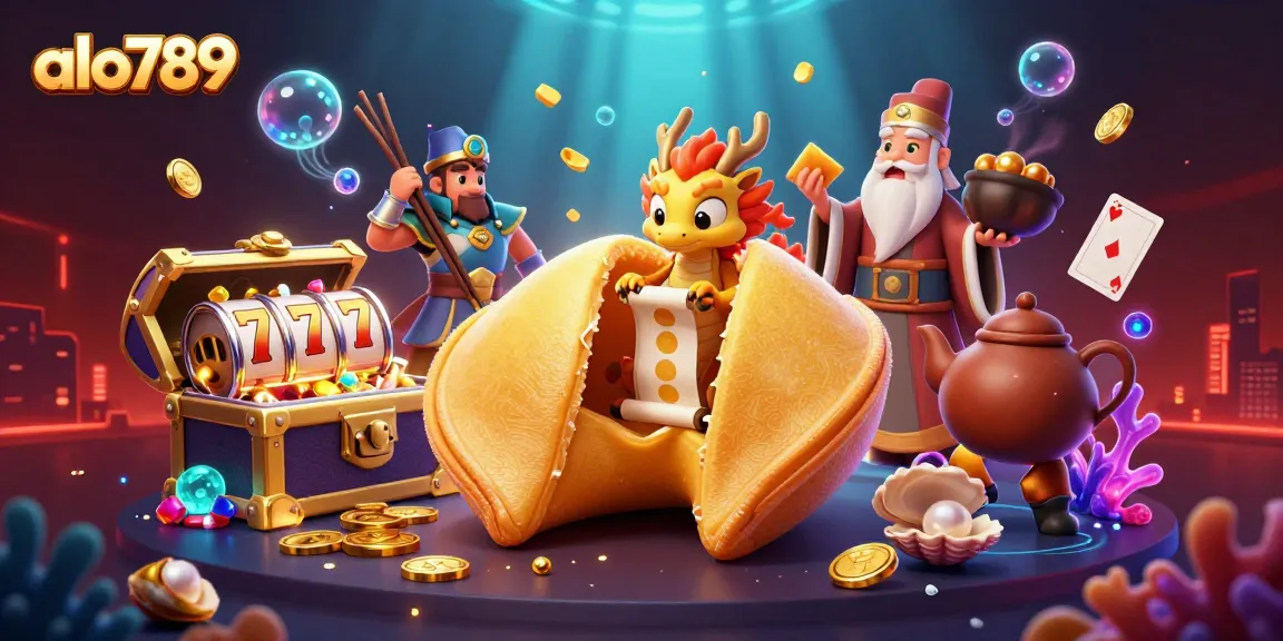 Engage in thrilling gaming at alo789 with dynamic casino and treasure scenes depicted through 3D illustrations.