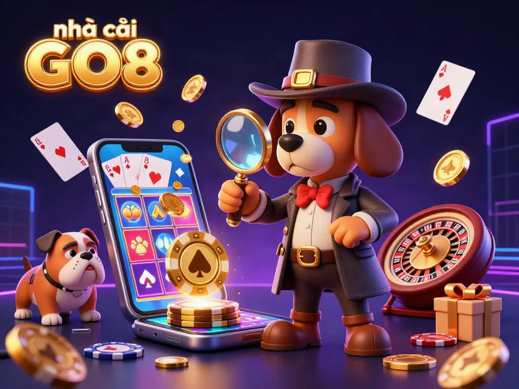Engage with nhà cái GO8 through strategic gameplay and vibrant casino visuals.