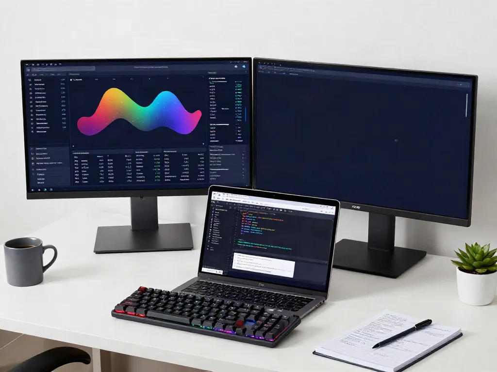 Real-time forex API setup with digital charts, cryptocurrency trading tools, and advanced technical indicators, showcasing 低延迟行情API capabilities.