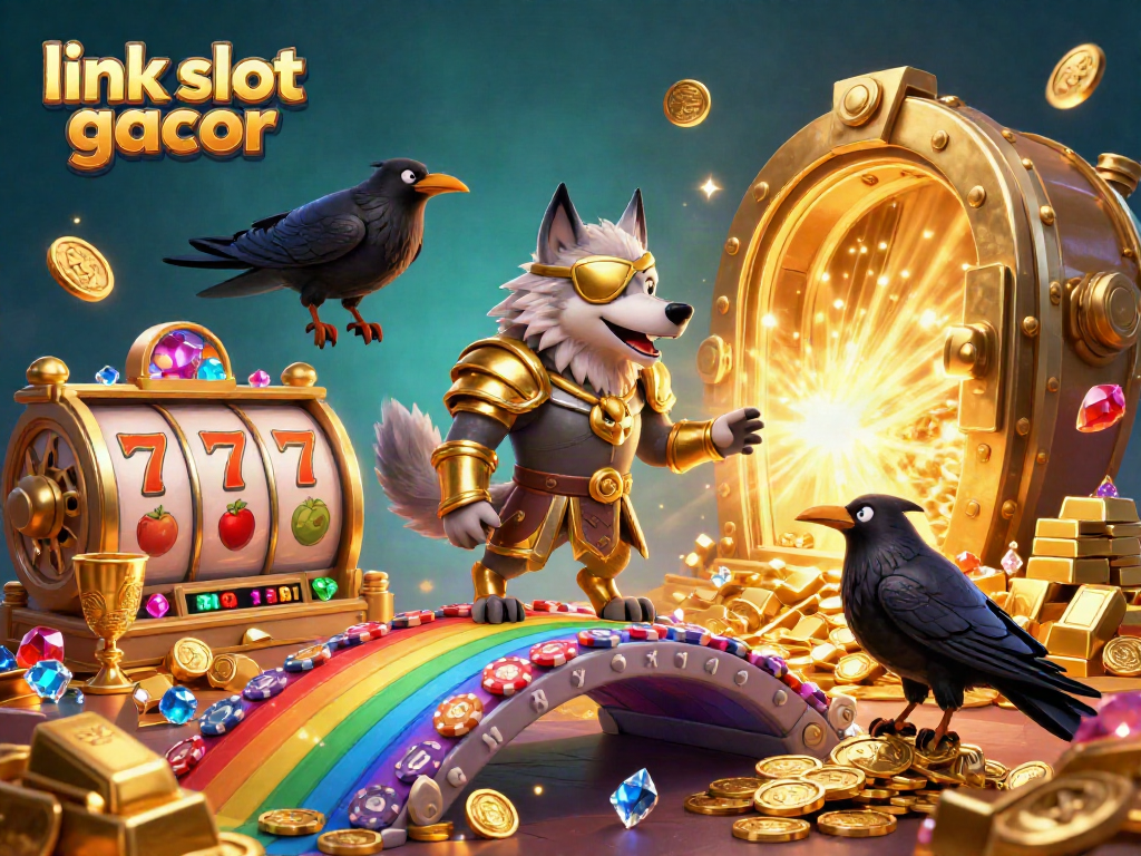 Engage with the link slot gacor scene featuring Odin, ravens, and dynamic casino elements for gamers.