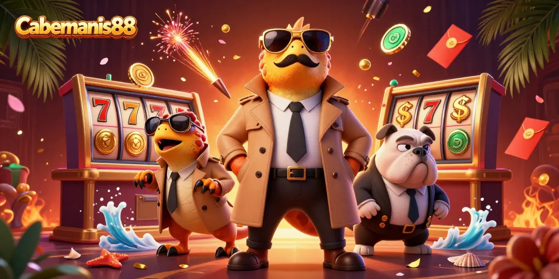 Experience the vibrant casino energy with Cabemanis88 as raptors disguise their playful entry.