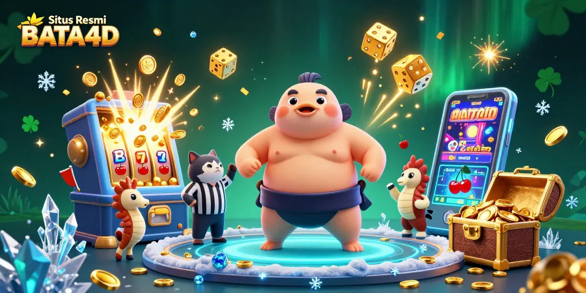 Engage in thrilling gameplay at Situs Resmi BATA4D with a vibrant underwater casino scene.