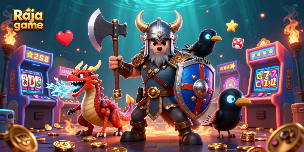 Engage with Raja game through thrilling lottery games and color predictions in this vibrant illustration.